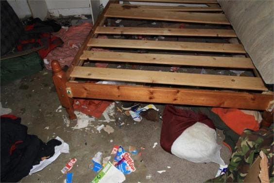 The apartment was unaltered after the murder untill his arrest (Devon & Cornwall Police)