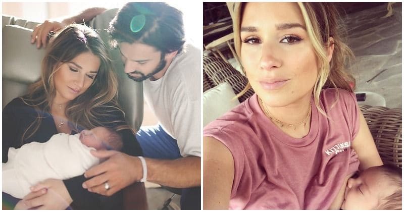 New mom Jessie James asks social media for advice as she shares breastfeeding photo