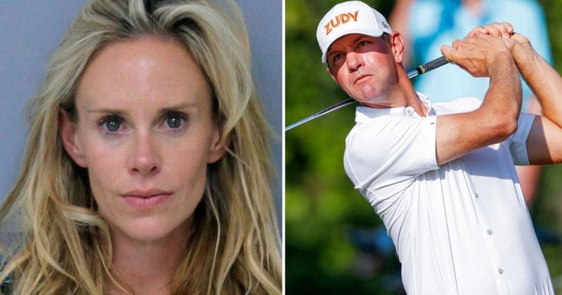 Golfer Lucas Glover's wife arrested after 'attacking him' and calling him a 'loser'
