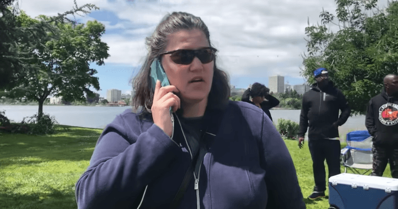 #BBQBecky: California white woman who called the cops on black people enjoying a barbecue has become a viral meme