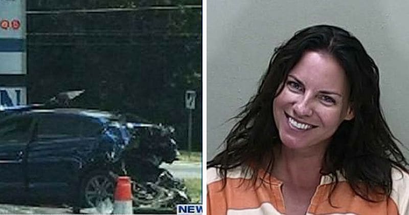 Outrage after woman who killed mother-of-three in drunk-driving crash seen smiling in mugshot