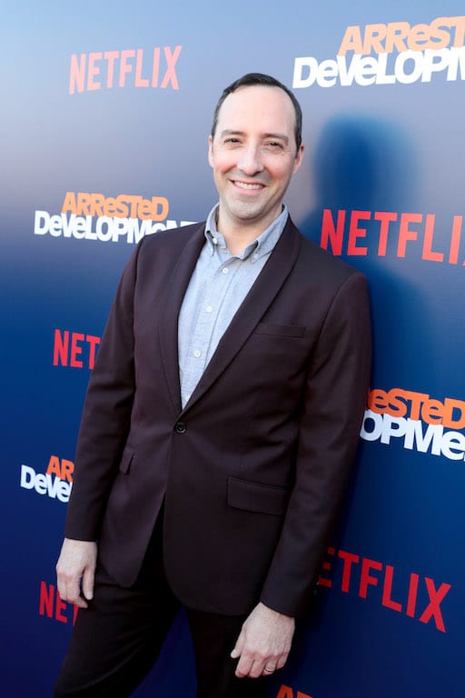 Tony Hale arrives at the premiere of season 5 of Arrested Development.