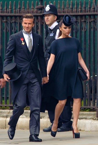 Victoria wore a similar design to Kate and William's wedding in April 2011 (Getty Images)