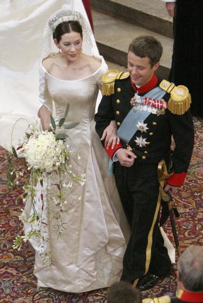 Princess Mary at her wedding (Photo by Sean Gallup/Getty Images)