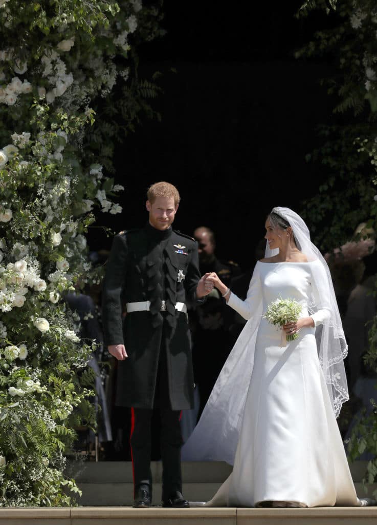 Meghan wore a 'familiar' dress to what the Danish royal wore (Photo by Jane Barlow - WPA Pool/Getty Images)