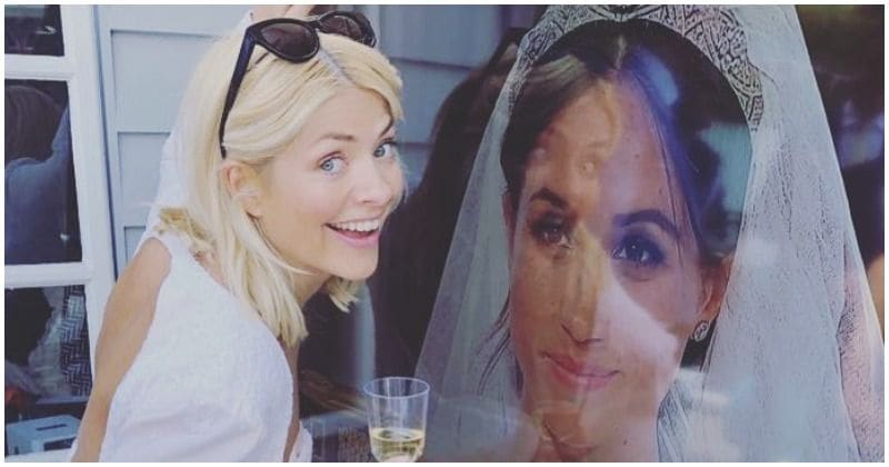 'It's not about you' : Holly Willoughby accused of stealing Meghan Markle's thunder but fans come to her rescue