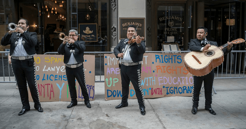 Lawyer caught making a racist rant on video receives an 'education' with a 'Latin Party' held outside his house