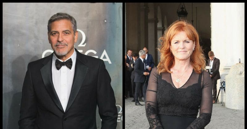 George Clooney, who got to sway with Meghan and Kate, was turned down by Sarah Ferguson at the royal reception