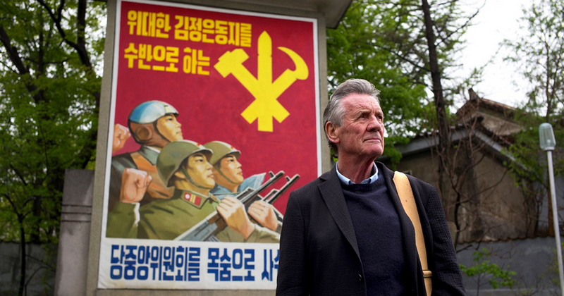 Monty Python's Michael Palin has wrapped up filming a world-exclusive documentary series in North Korea