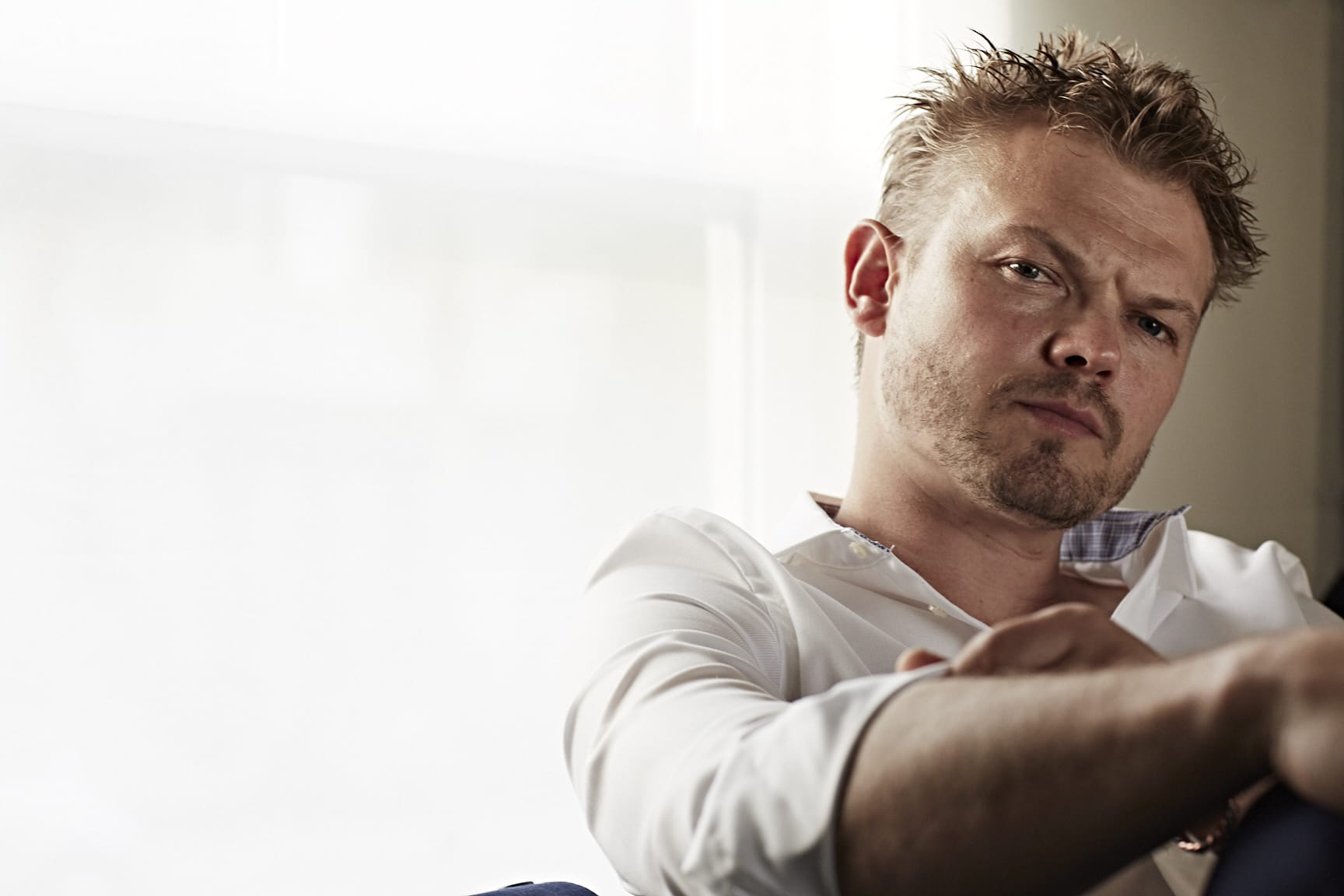 He says Taylor Sheridan's advice changed his perspective (Photographer: Michele Thomas)