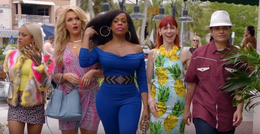 A scene from the new trailer of Claws Season 2. YouTube.