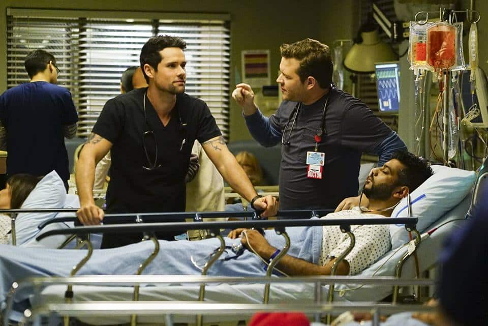 Benjamin Hollingsworth plays Dr. Mario Savetti on Code Black (CBS)