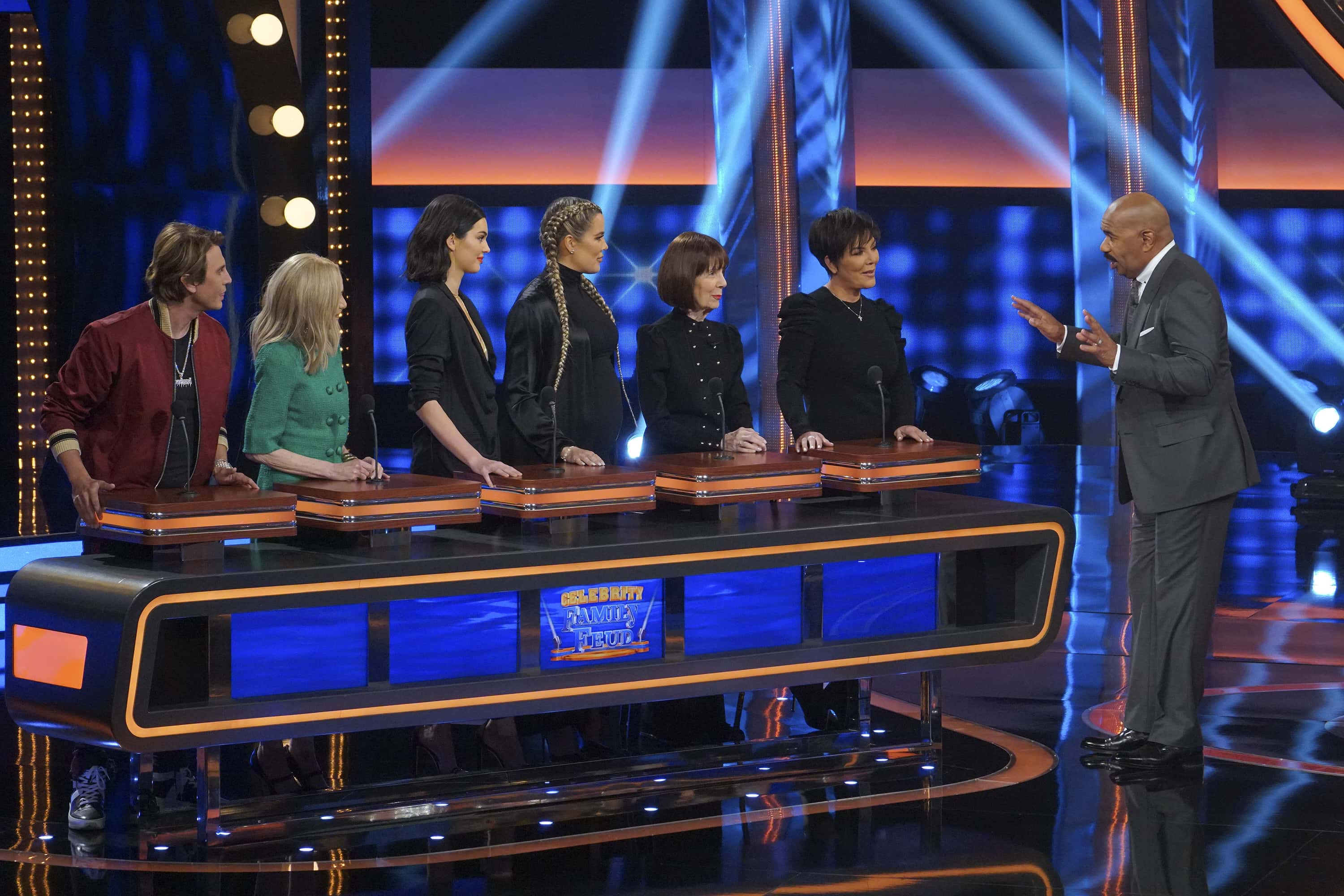 Celebrity Family Feud featuring the Kardashians
