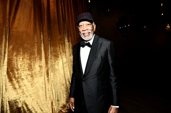Morgan Freeman at the 24th Annual Screen Actors Guild Awards (Getty)