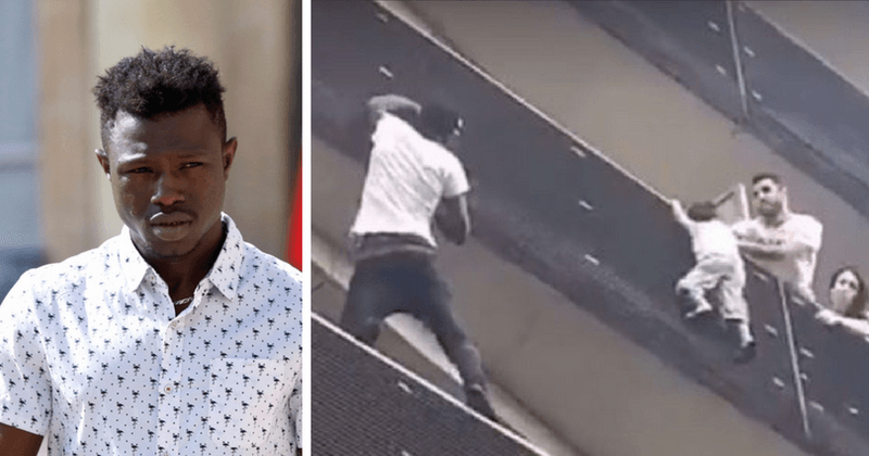 22-year-old man scales four storeys to rescue toddler dangerously dangling from balcony in Paris