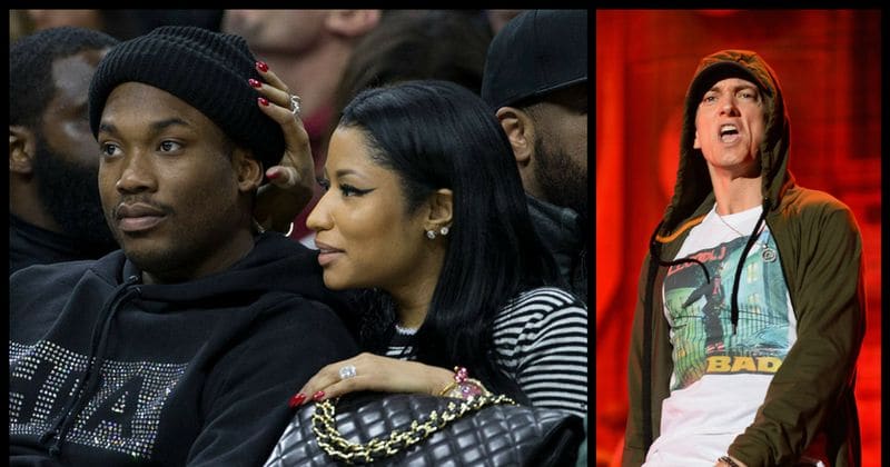 We love what's happening between Nicki Minaj and Eminem, but ex Meek Mill isn't impressed