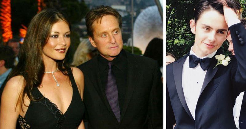 Catherine Zeta-Jones shares picture of her son, and he looks just like father Michael Douglas