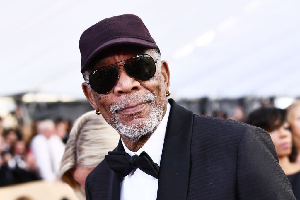 Morgan Freeman at the 24th Annual Screen Actors Guild Awards. (Photo by Emma McIntyre/Getty Images for Turner)