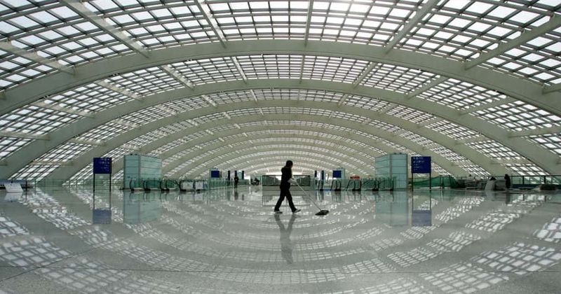 Man jumps to death from airport terminal balcony on holiday with girlfriend and one-year-old daughter