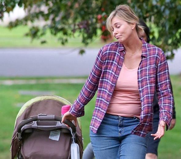 We see Marlo's character going through a difficult motherhood and as the story gets darker, her clothes reflect her journey. (Facebook)