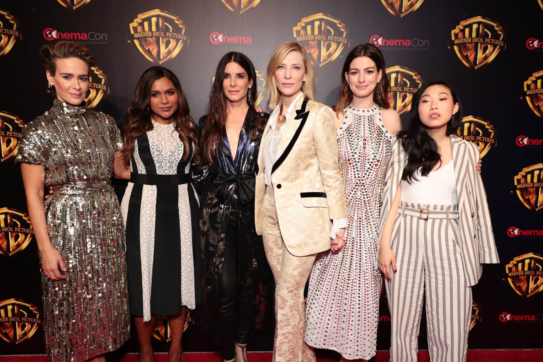 Sarah Paulson, Mindy Kaling, Sandra Bullock, Cate Blanchett, Anne Hathaway and Akwafina make for six of the eight leading stars of 'Ocean's 8' (Facebook)