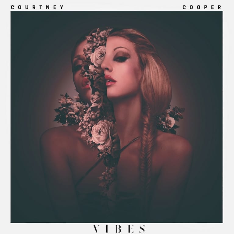 Cover art for Courtney Cooper's latest single 'Vibes' from her upcoming album 'Waves'.