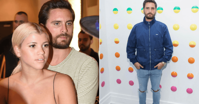 Scott Disick snuggles up to a blonde girl at Kanye West's Wyoming party while Sofia Richie chills in Malibu