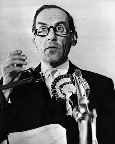 Jeremy Thorpe, electioneering in his constituency of North Devon, prior to his appearance at the Old Bailey (Getty Images)