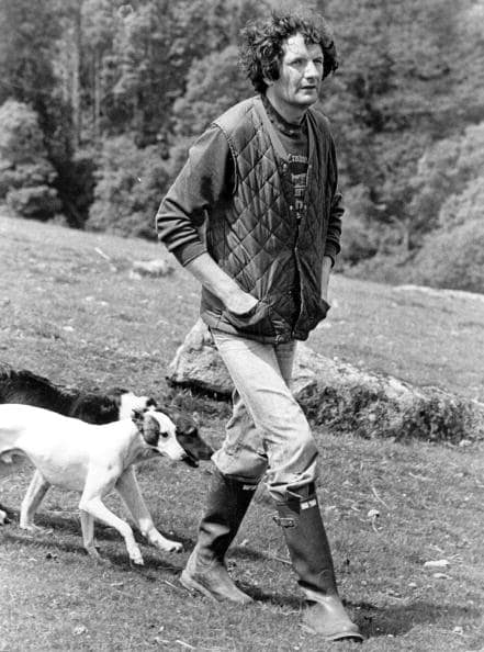 Norman Scott, walking his dogs near his home in Chagford, Devon (Getty Images)