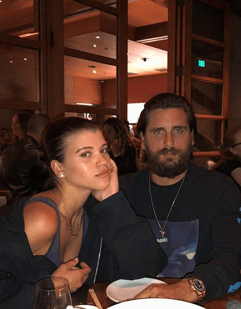 Scott Disick and Sofia Richie (sofiarichie, Instagram)