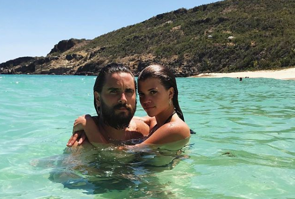 Scott Disick and Sofia Richie (sofiarichie, Instagram)