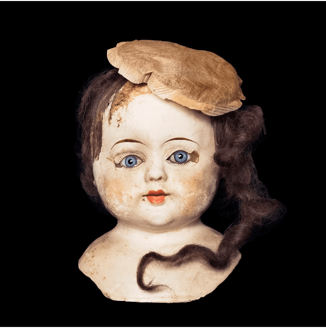 Giselle's Beret, Tea Bag Hair, a photograph from her collection 'Almost Human' (Jane Rosemont)