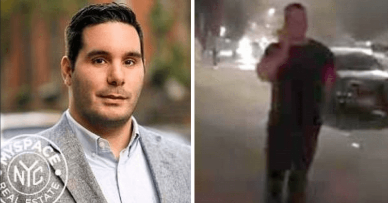 Hipster real estate agent fired after video of him racially abusing a bouncer goes viral