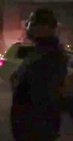 The African American bouncer kept his cool (Facebook)
