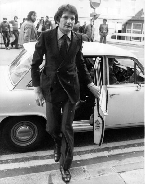 Norman Scott arriving at the high-profile trial (Getty Images)