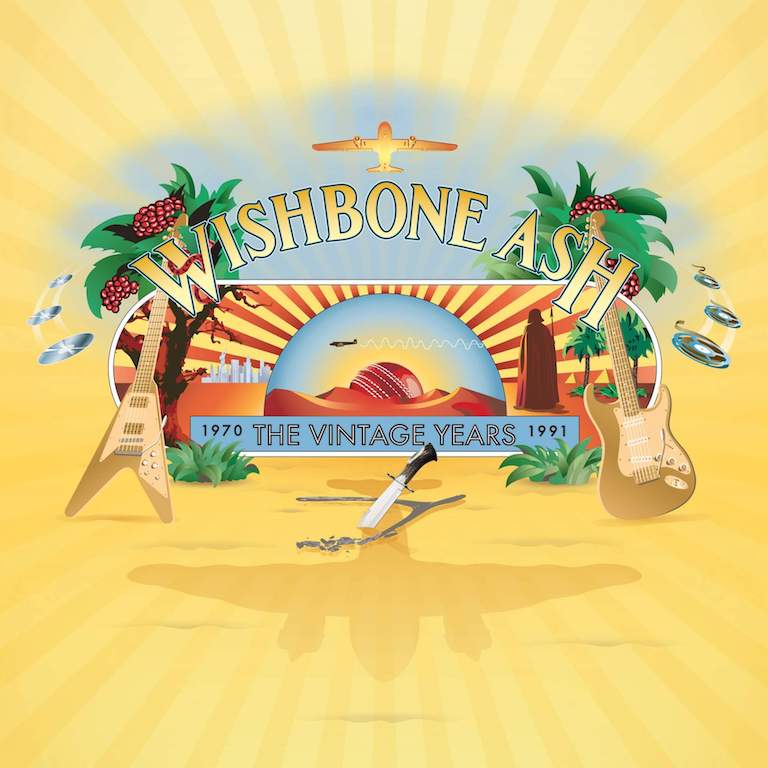 Album Art for 'Wishbone Ash - The Vintage Years', the special edition 30 CD box-set.