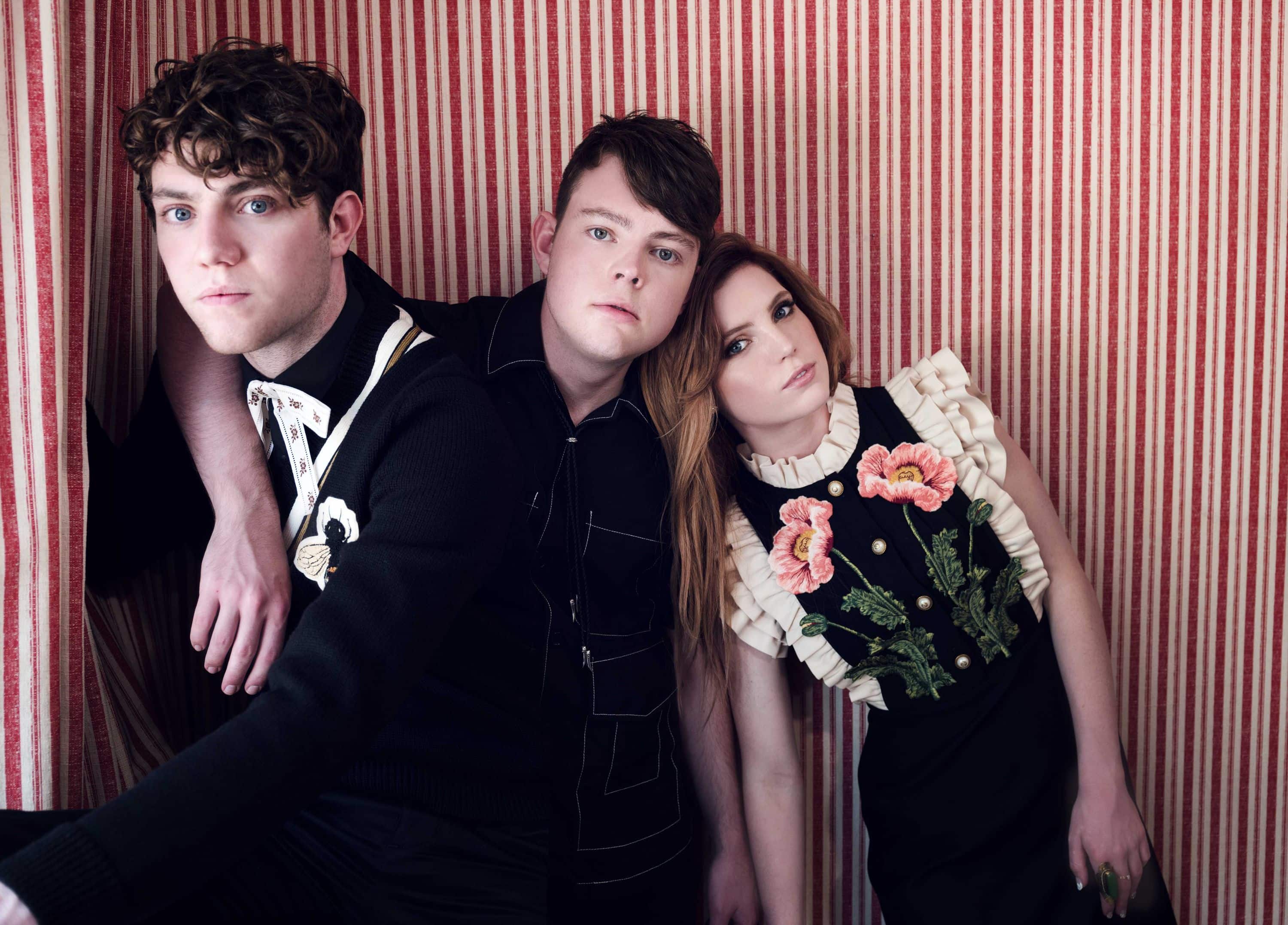 Sydney, Noah and Graham Sierota form the trio Echosmith, that is nominated in the category "You Know You Love Them – Best Duo/Group (Presented by KRAFT® Macaroni and Cheese Shapes)." Source: Disney/ABC