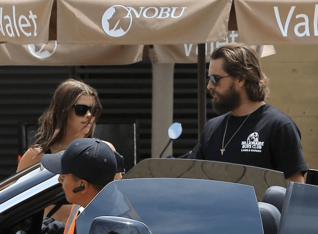 Scott Disick and Sofia Richie (Source: Twitter)