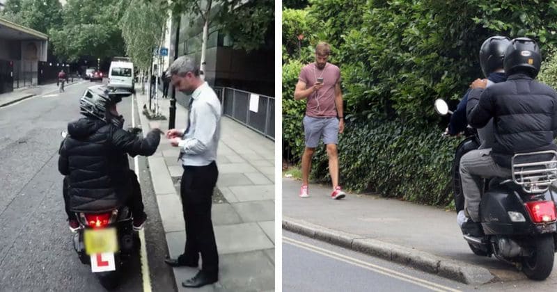 Moped muggers strike again! Woman fighting for life after being punched by thugs on wheels