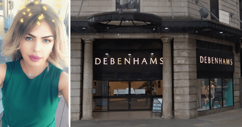 Transgender woman left in tears after she was told to use male changing room in Debenhams
