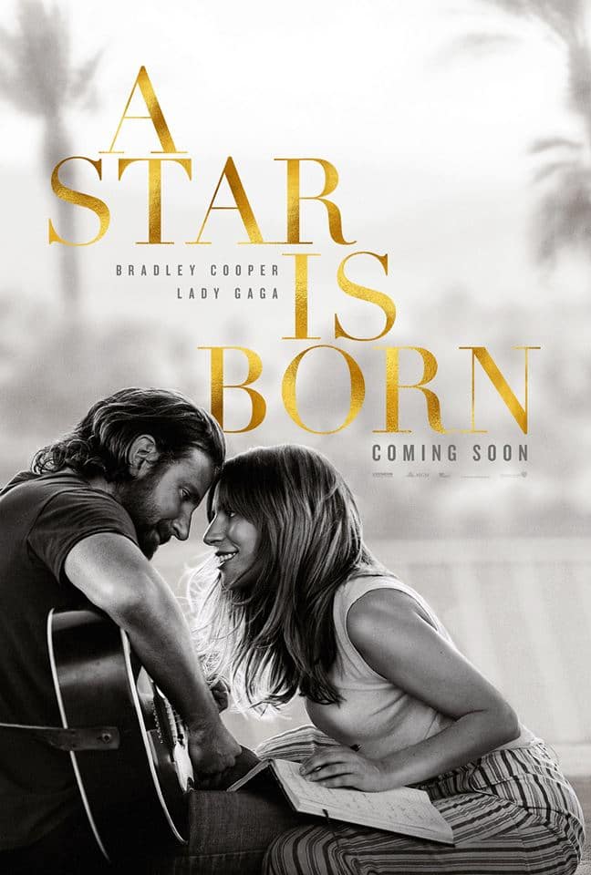 Theatrical poster for A Star Is Born starring Bradley Cooper and Lady Gaga (Image Credits: Facebook/Warner Bros.)