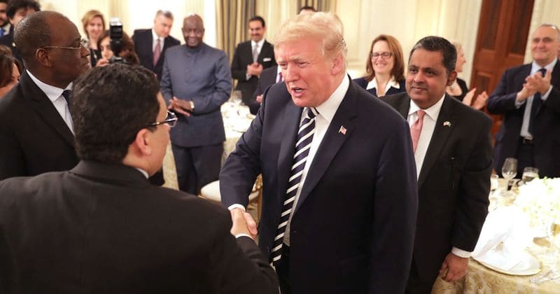 President Trump strikes a warmer tone towards Muslim Americans while hosting White House iftar dinner