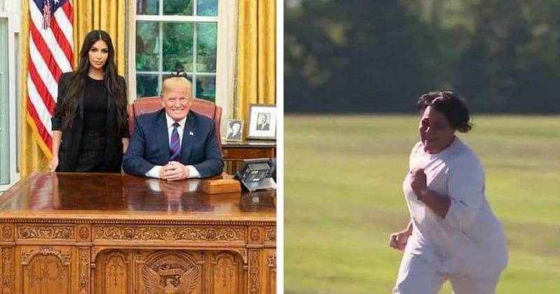 Grandmother runs to her family after being released, thanks Trump and 'warrior angel' Kim