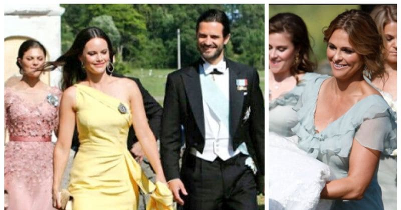 Glamorous Swedish royal family members stun at close friend's wedding