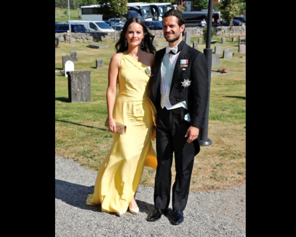 The wedding attendance comes only three years after Sofia and Carl themselves tied the knot at Royal Chapel of Stockholm Palace. (Twitter)