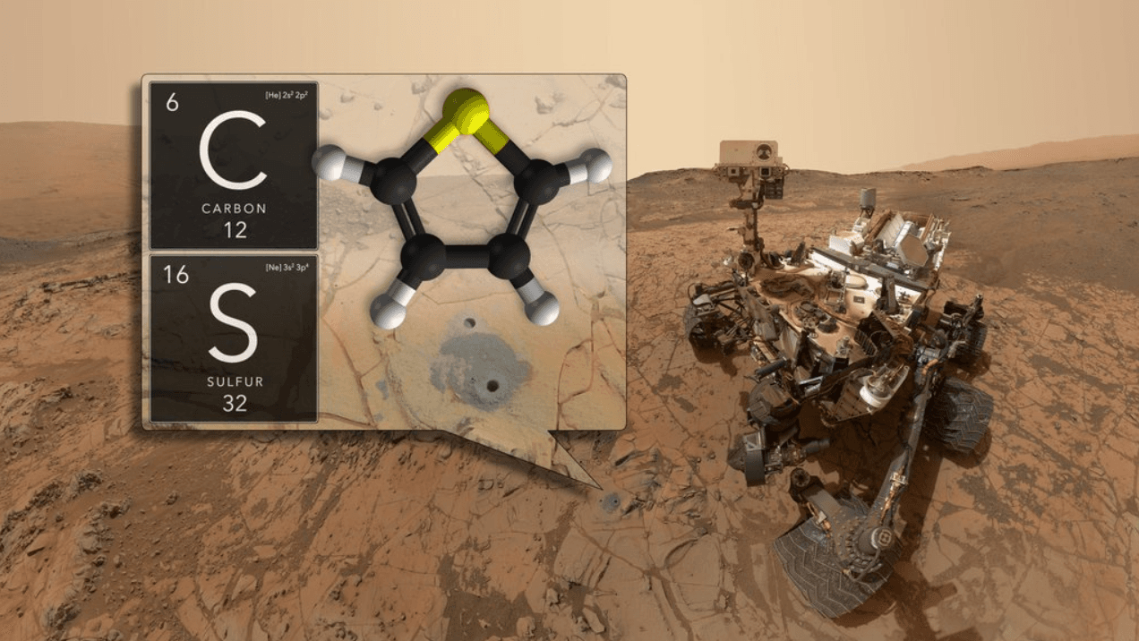 NASA's Curiosity rover has discovered complex organic material in the rocks found on the surface of the red planet (Twitter)