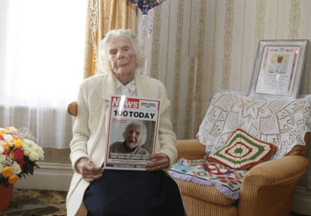 She celebrated her 100th birthday last month (Twitter)