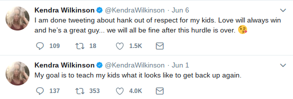 Kendra apologizes for making the argument public.(Twitter)