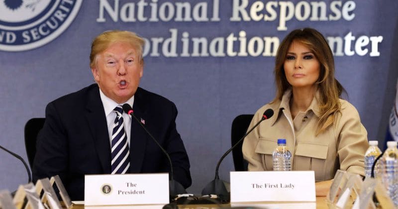 President Trump says 'Melania can't fly for a month,' still recovering from her 'big operation'