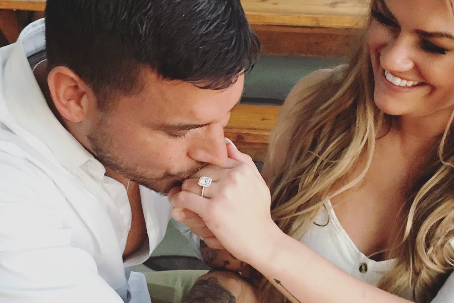 He proposed to her with a $70,000 ring (Instagram)